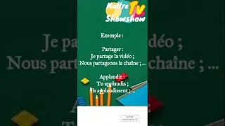 Miniature : Comment reconnaître le radical et la terminaison du verbe ? | La Conjugaison avec le Maître Showshow