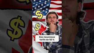 Miniature : Tarifs américains de 50 % : quelles conséquences pour le Canada? | Minute MAJ