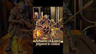 Miniature : Goblin Archer, Goblin à la lance rejoigne l'armé #3dprinting #goblin #maker