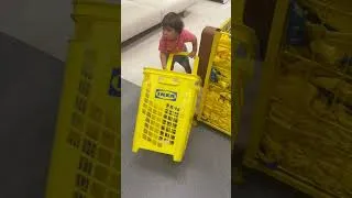 Miniature : En balade à IKEA #chariot #magasins #mignon