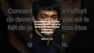 Miniature : Deviens meilleur chaque jour, pas meilleur que les autres. 🥋 #BruceLee #Motivation #Mindset #Succès