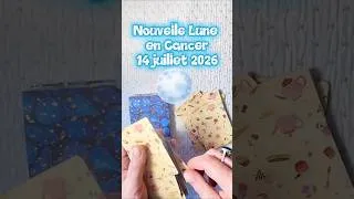 Miniature : ♋️Nouvelle Lune en Cancer ♋️ 14 juillet 2026 🌛 #cartomancy #lunology #astrology
