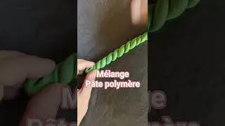 Miniature : comment mélanger rapidement des couleurs de pâte polymère #bouclesdoreilles #fimotutorial