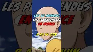 Miniature : Les 10 mangas les plus vendus en France du 8 au 14 juin