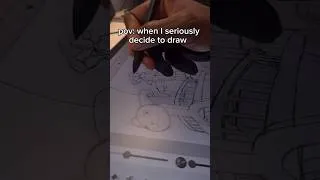 Miniature : Pov: when I seriously decide to draw 🥲 #digitalartist #artist #artreel #oc #arttrend #relatable
