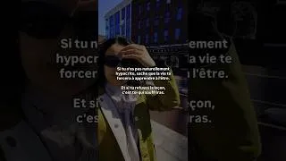 Miniature : La vie te force malheureusement parfois à adopter l'hypocrisie pour avoir la paix... #leçonsdevie