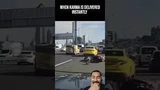Miniature : Un karma, du lait et au lit. #humor #humour #karma #bike #moto #instantkarma