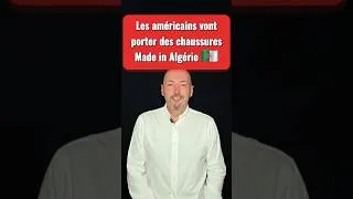 Miniature : Les américains vont porter des chaussures Made in Algérie 💪🏼🇩🇿❤️
