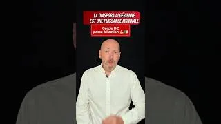 Miniature : La Diaspora Algérienne est une Puissance Mondiale !! CERCLE-DZ passe à l'action 🚀🇩🇿