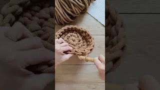 Miniature : Tutoriel crochet débutant : la maille serrée en x en coton Bobbiny Jumbo