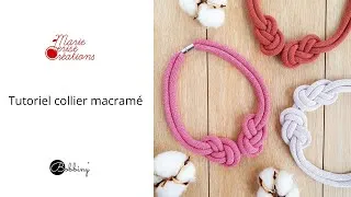 Miniature : [TUTO] Macramé Comment réaliser facilement un collier en coton Bobbiny Jumbo