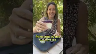 Miniature : Panna cotta protéinée IG bas aux myrtilles