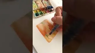 Miniature : L'aquarelle = mon astuce anti controlfreak #aquarelle #lacherprise