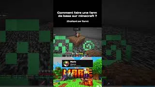 Miniature : Comment faire une FARM SIMPLE sur MINECRAFT ? #minecraft #farm #tuto