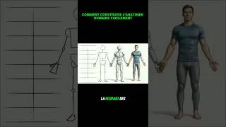 Miniature : Comment Construire l'anatomie humaine facilement ? #apprendreledessin #anatomia #corpshumain