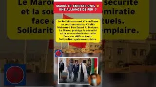 Miniature : 🇲🇦🇦🇪 Alliance Maroc-Émirats : Le soutien ferme du Roi !