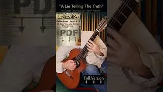 Miniature : Fingerpicking guitar tabs. #shorts