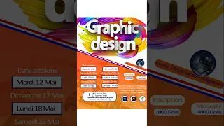 Miniature : Graphic Designer #photoshop #tutoriel #affuche #flyers