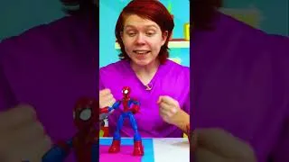 Miniature : 🚀Allons dans l'espace!👨‍🚀Une combinaison spatiale et une fusée pour Spider Man #playdoh #jeux #jouet