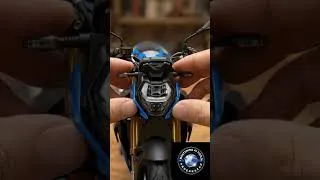 Miniature : Satisfying BMW S1000R Scale Model Assembly | Detailed Miniature Motorcycle Build #ai #asmr #shorts