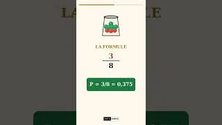 Miniature : 🎲 Avoir 100% aux PROBABILITÉS au Brevet ! #shortsmaths #brevet  #maths #education #probabilités