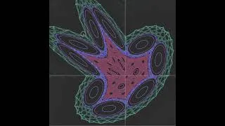 Miniature : Lozi attractor (a=1.1 ; b = -1)