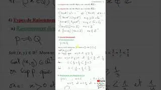 Miniature : Résumé sur la Logique Mathématique  - 1 Bac SM S.exp #logique #1bac #mathématique