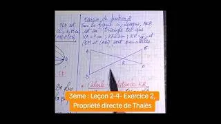 Miniature : Calculer une distance avec Thalès (3ème) : L’astuce que tu dois absolument connaître ! 🚀