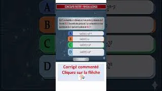 Miniature : Concours FASTEF  Dénombrement et Cardinaux Niveau Licence #maths #fonction #education #combinatoire