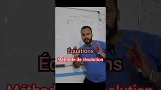 Miniature : Équation du premier degré #maths #nombres #rationnel