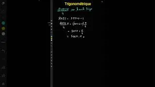 Miniature : Point sur le cercle trigonométrique