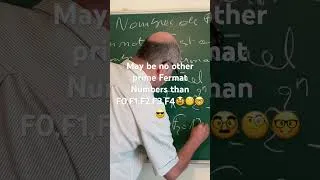 Miniature : Nombres premiers de Fermat ? #shorts #mathematics #math