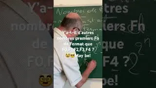 Miniature : Nombres de Fermat #short #maths