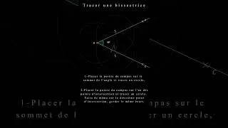 Miniature : Tracer une BISSECTRICE : partager un angle en deux!