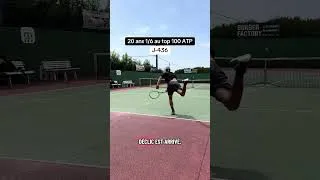 Miniature : Rien à faire si la balle sort vamossss #tennis #top100 #perf