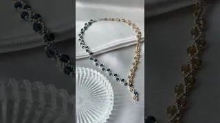 Miniature : Tuto - Collier Cristaux Bicolores