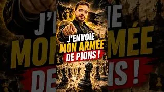 Miniature : Je commande mon armée de pions  #échecs #fr #chesscom #juliensong