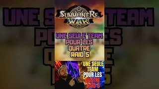 Miniature : La TEAM ULTIME pour TOUS les Raids 5 🔥 (Facile & Stable) #shorts #soloraids #summonerswar