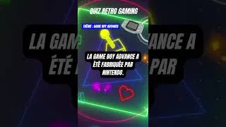 Miniature : Quiz Rétro Gaming GameBoy Advance