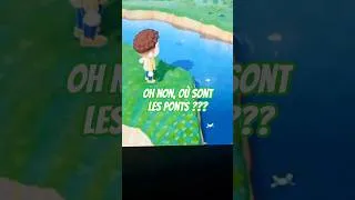 Miniature : Catastrophe 😬😬​​😬​ Il n'y a pas de ponts sur mon ile Animal Crossing New Horizons