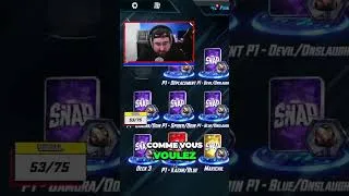 Miniature : Détruisez tous vos ennemis sur Marvel Snap avec ce deck ! #deckpool1 #pool1marvelsnap #marvelsnap