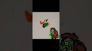 Miniature : What color do mixed Deltarune Gerson make #colormixing #mixingcolors #paintmixing #deltarune #gerson