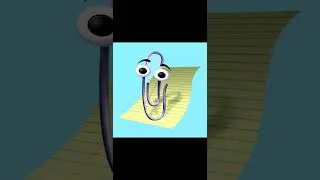 Miniature : What does Clippy sound like in a spectrogram #clippy #spectrogram