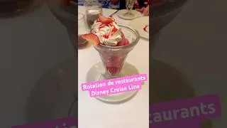 Miniature : Rotation des restaurants Disney Cruise Line 🍽️