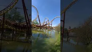 Miniature : Goudurix is rought as hell 😵‍💫 #rollercoaster #parcastérix #themepark #amusementpark #france #thrill