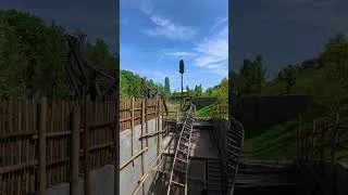 Miniature : This first part of Toutatis is smooth 🔥#rollercoaster #parcastérix #themepark #amusementpark #france