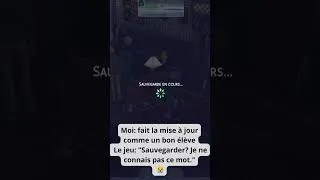 Miniature : Quand tu viens de faire la mise à jour et que malgré ça tu peux toujours pas sauvegarder 😭 #thesims4
