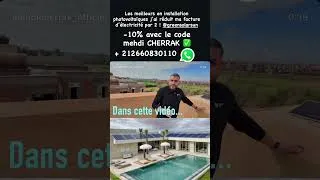 Miniature : Les N1 de L’INSTALLATION photovoltaïque🇲🇦!  -10% avec Mehdi CHERRAK + 212660830110