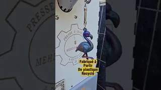 Miniature : Comment fabriquer un flamant rose en plastique recyclé ?