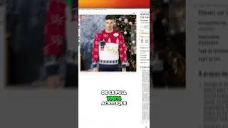 Miniature : Le Pull de Noël homme NOROZE.  Ajoutez de la joie et de la malice à votre look festif !